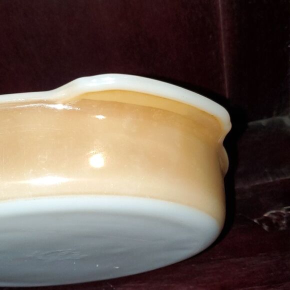 Vintage Fire King Baking Dish with Lid 8" - Picture 5 of 11